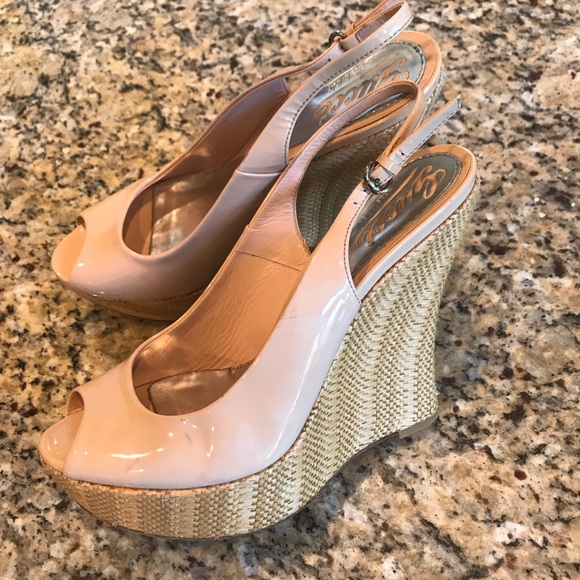 gucci wedge heel shoes